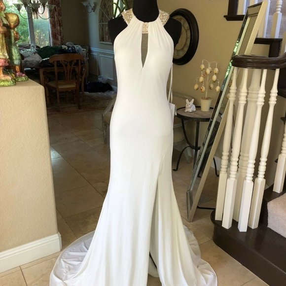 NWT Jovani Prom Pageant Wedding Dress Gown - Picture 4 of 8